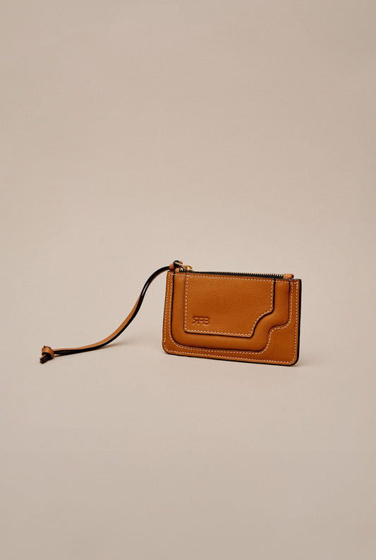 Binomio Light Caramel Leather Zip Wallet Wallets & Purses RFB 