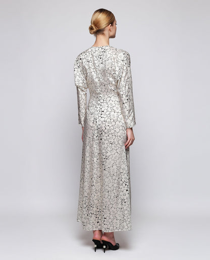 Black and white floral print dress Dresses Mirto 