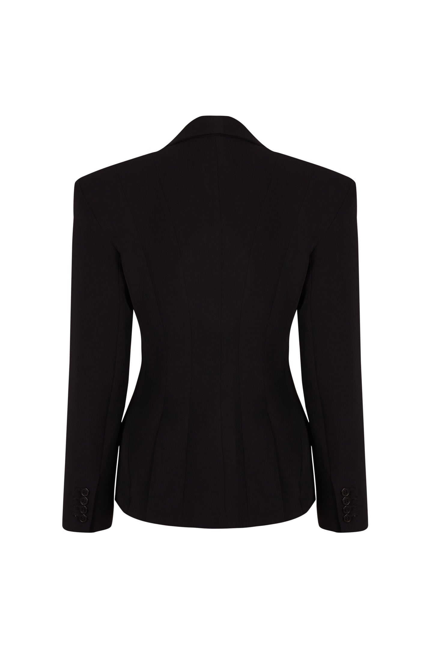 Black Tailored Jacket Jackets PALOMO SPAIN 