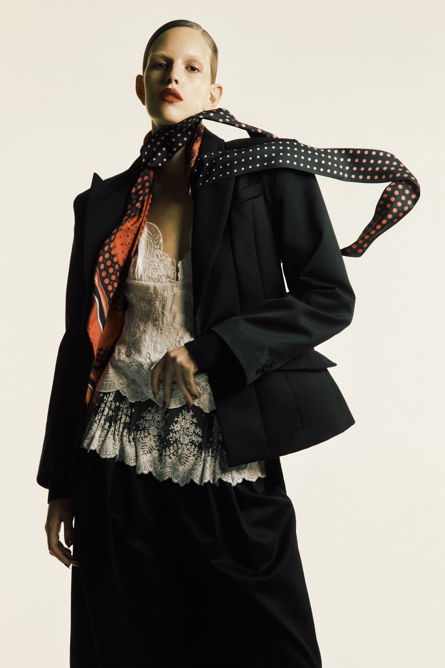 Black Tailored Jacket Jackets PALOMO SPAIN 