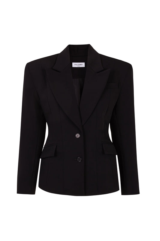 Black Tailored Jacket Jackets PALOMO SPAIN 