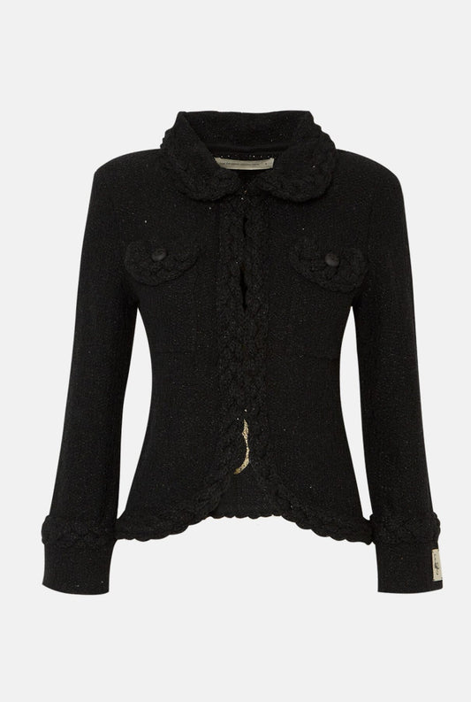 BLACK TWEED JACKET HANNAH Jackets The Extreme Collection 