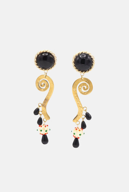 BLACK WIDOW EARRINGS Earrings Sita Nevado 