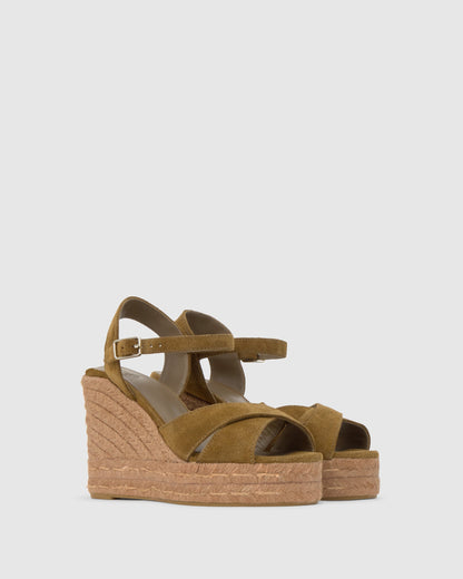 BLAUDELL C/8ED/186 Wedges Castañer 