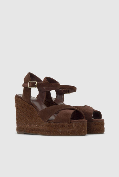 BLAUDELL C/8ED/186 Wedges Castañer 