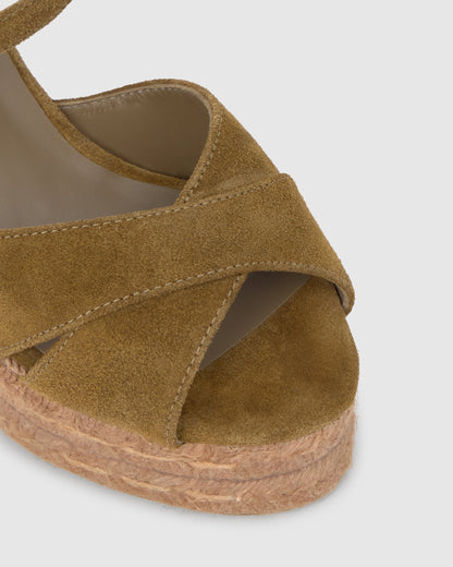 BLAUDELL C/8ED/186 Wedges Castañer 