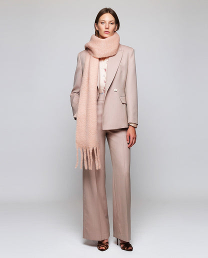 Blazer cruzada rosa de lana MUJER / CHAQUETAS & ABRIGOS / AMERICANAS Mirto 