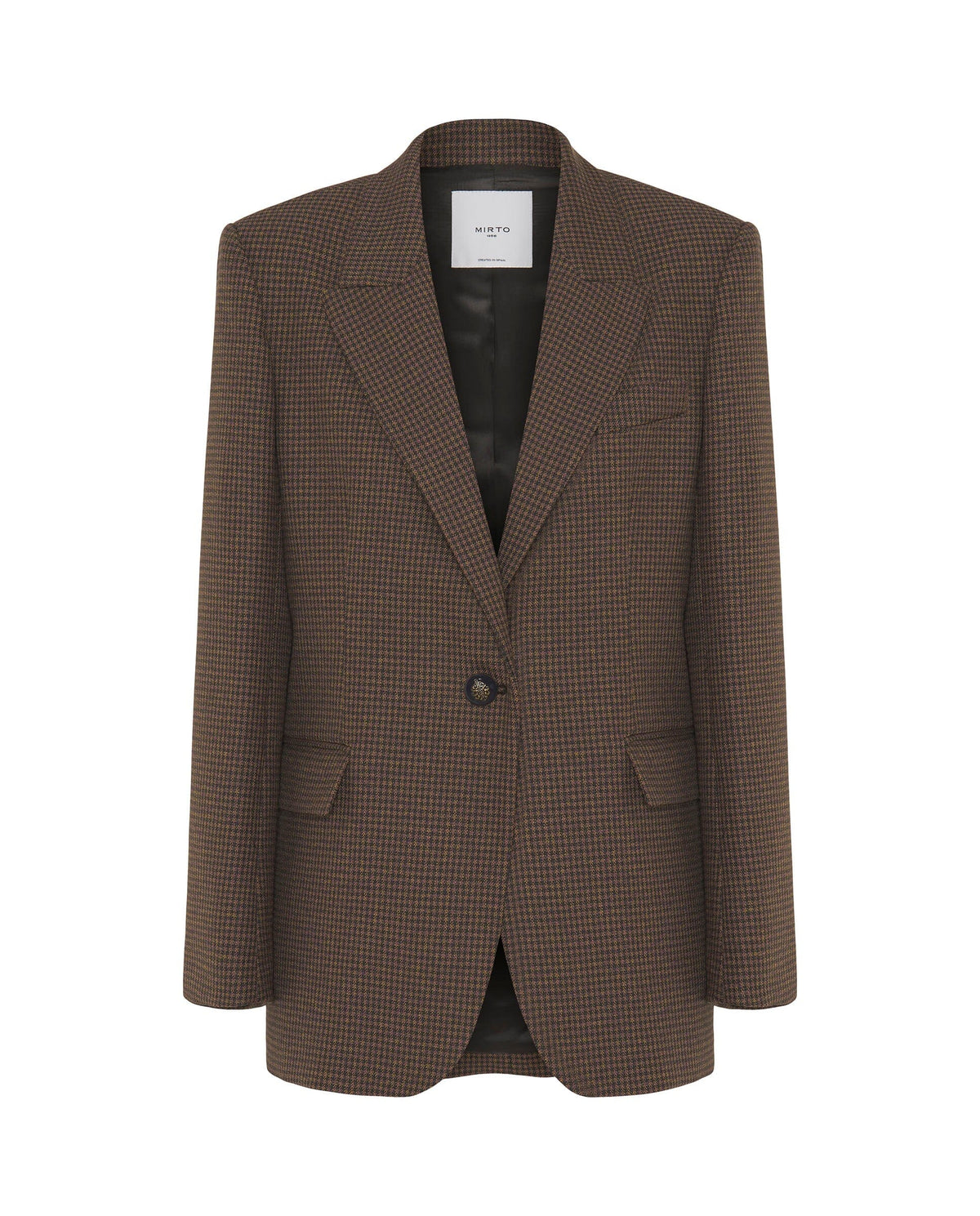 Blazer cuadros de lana Jackets Mirto 