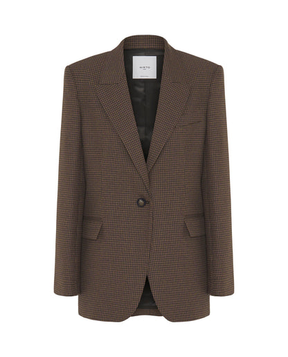 Blazer cuadros de lana Jackets Mirto 