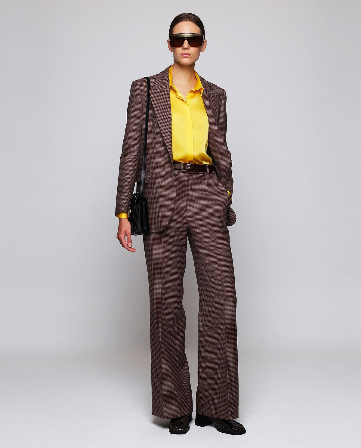 Blazer cuadros de lana Jackets Mirto 