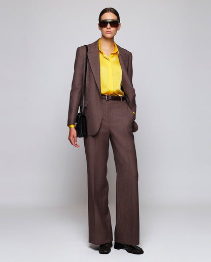 Blazer cuadros de lana Jackets Mirto 