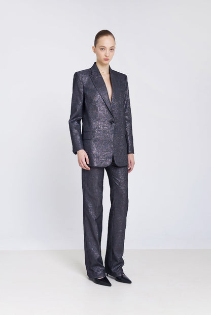 Blazer jacquard gris Jackets Bleis Madrid 