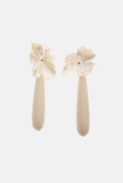 Blossom Bone Earrings Earrings La Morenita 