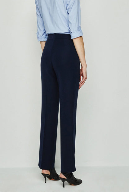 Blue crepe trousers Trousers Mirto 