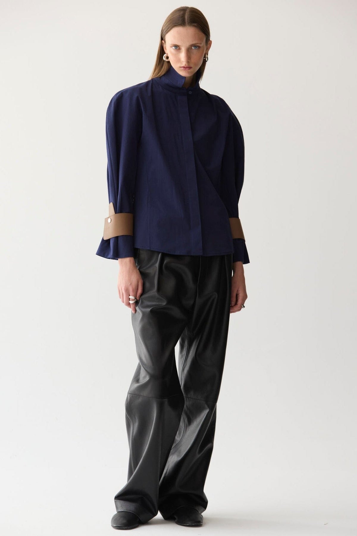 Blue Poplin Shirt Shirts & Tops Miguel Marinero 