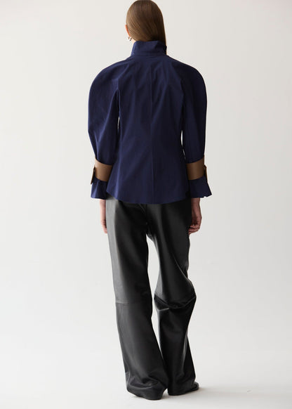 Blue Poplin Shirt Shirts & Tops Miguel Marinero 