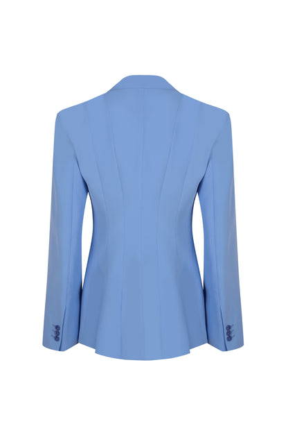 Blue Tailored Jacket Jackets PALOMO SPAIN 