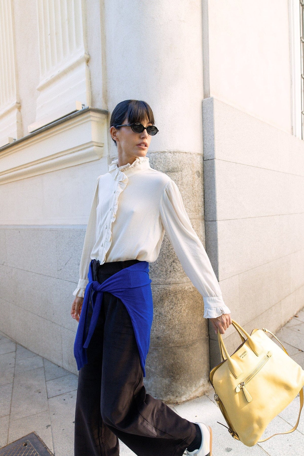 Blusa Amelie Volante Crudo Shirts & blouses IPA BRAND 