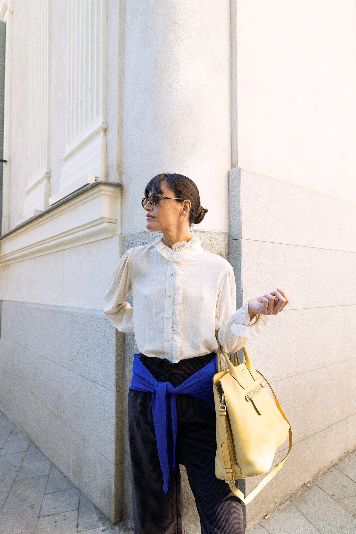 Blusa Amelie Volante Crudo Shirts & blouses IPA BRAND 