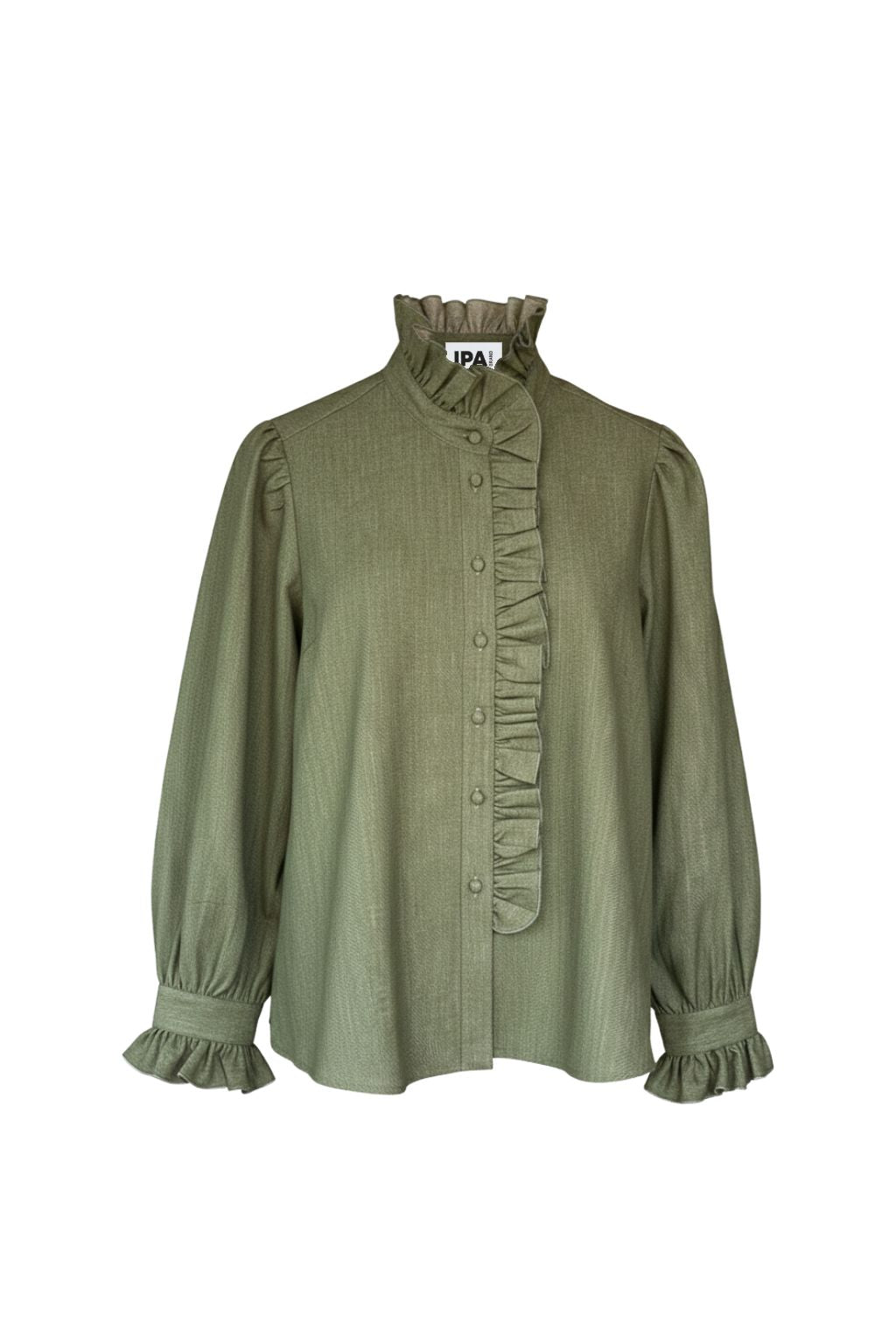 Blusa Aries Verde Volante Shirts & Blouses IPA BRAND 