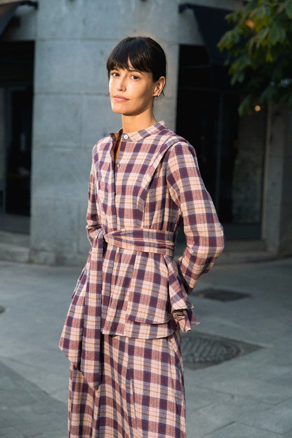 Blusa Chloé Cuadros · Ipa Brand · vista 3