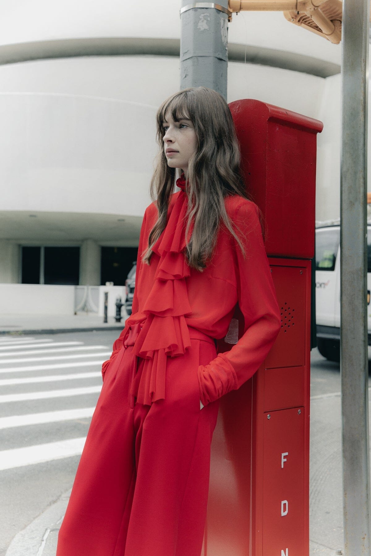 Blusa Crystal rojo Camisas Julise Magon 