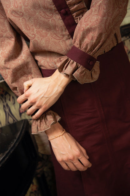 Blusa Eiger Burdeos Volante IPA BRAND 