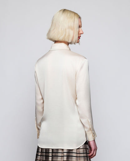 Blusa fluida beige MUJER / BLUSAS & CAMISAS / BLUSAS Mirto 