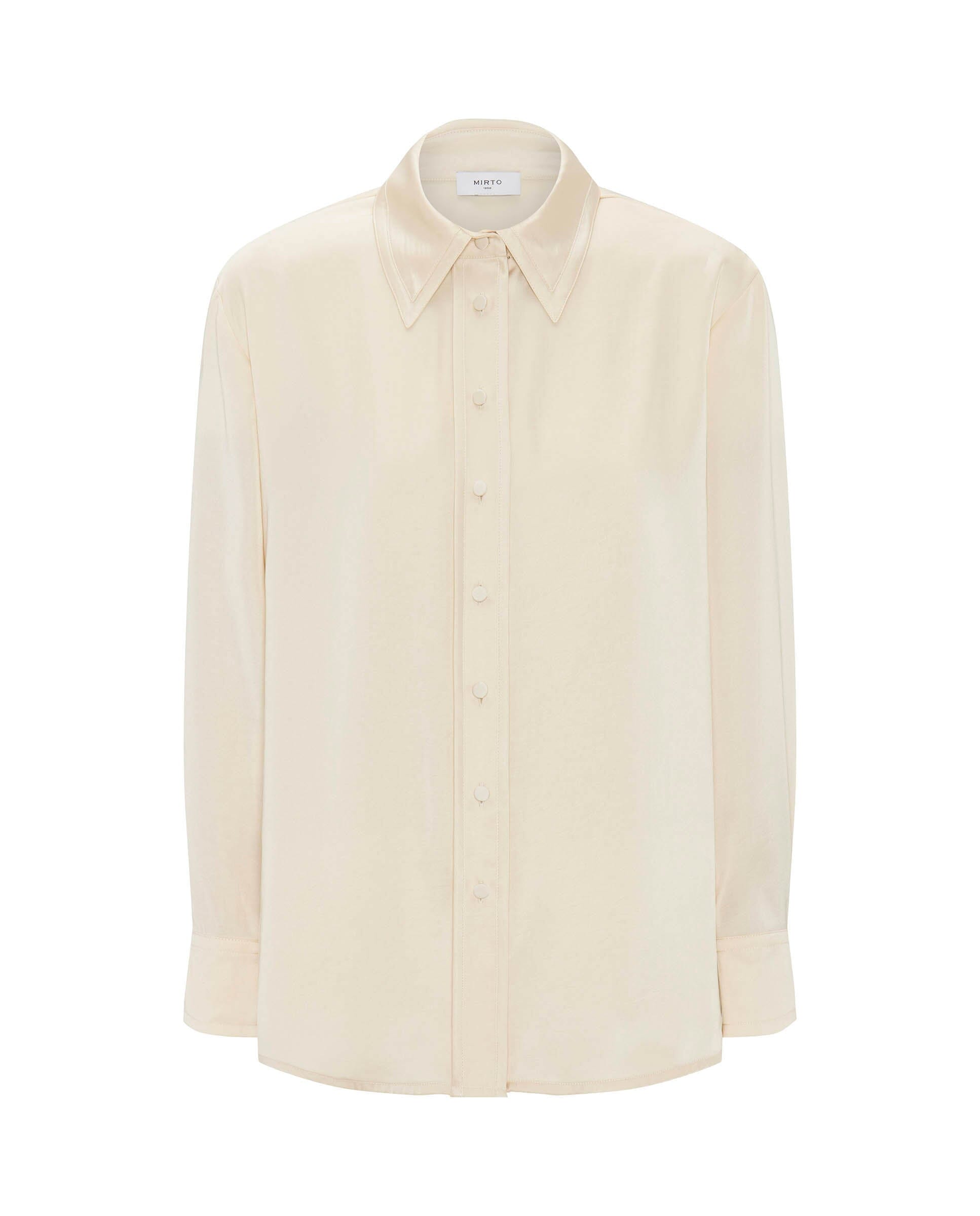 Blusa fluida beige MUJER / BLUSAS & CAMISAS / BLUSAS Mirto 