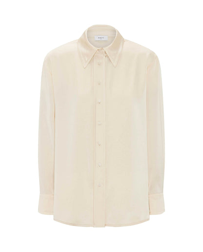 Blusa fluida beige MUJER / BLUSAS & CAMISAS / BLUSAS Mirto 