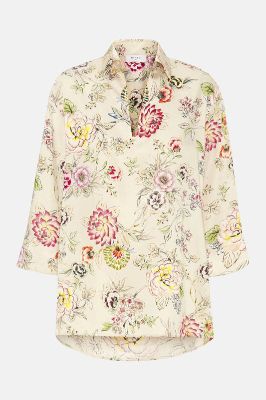 Blusa fluida estampado floral. Shirts & Blouses Mirto 