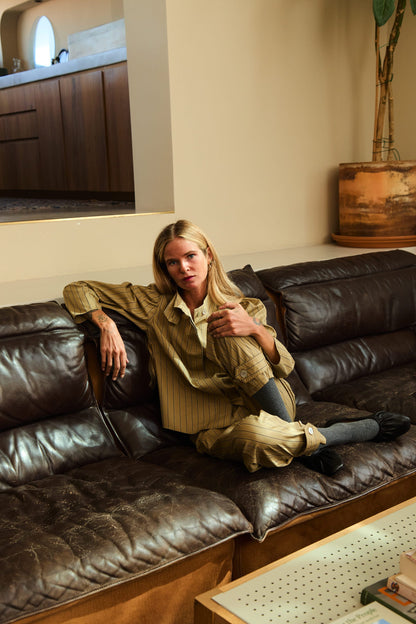 Blusa Susurro Rayas Ecru Shirts & Blouses IPA BRAND 