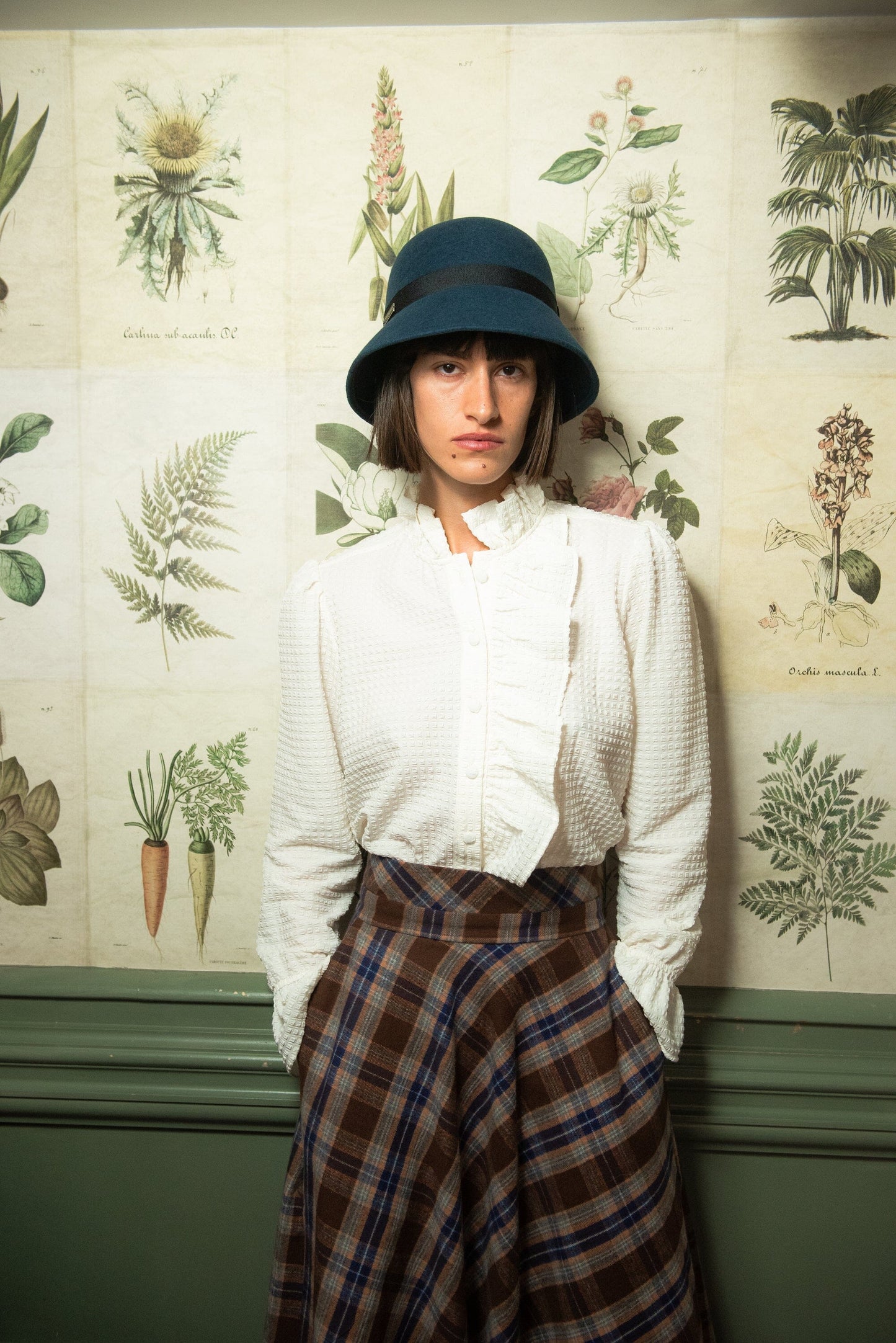 Blusa Valdora Volantes Blanca IPA BRAND 