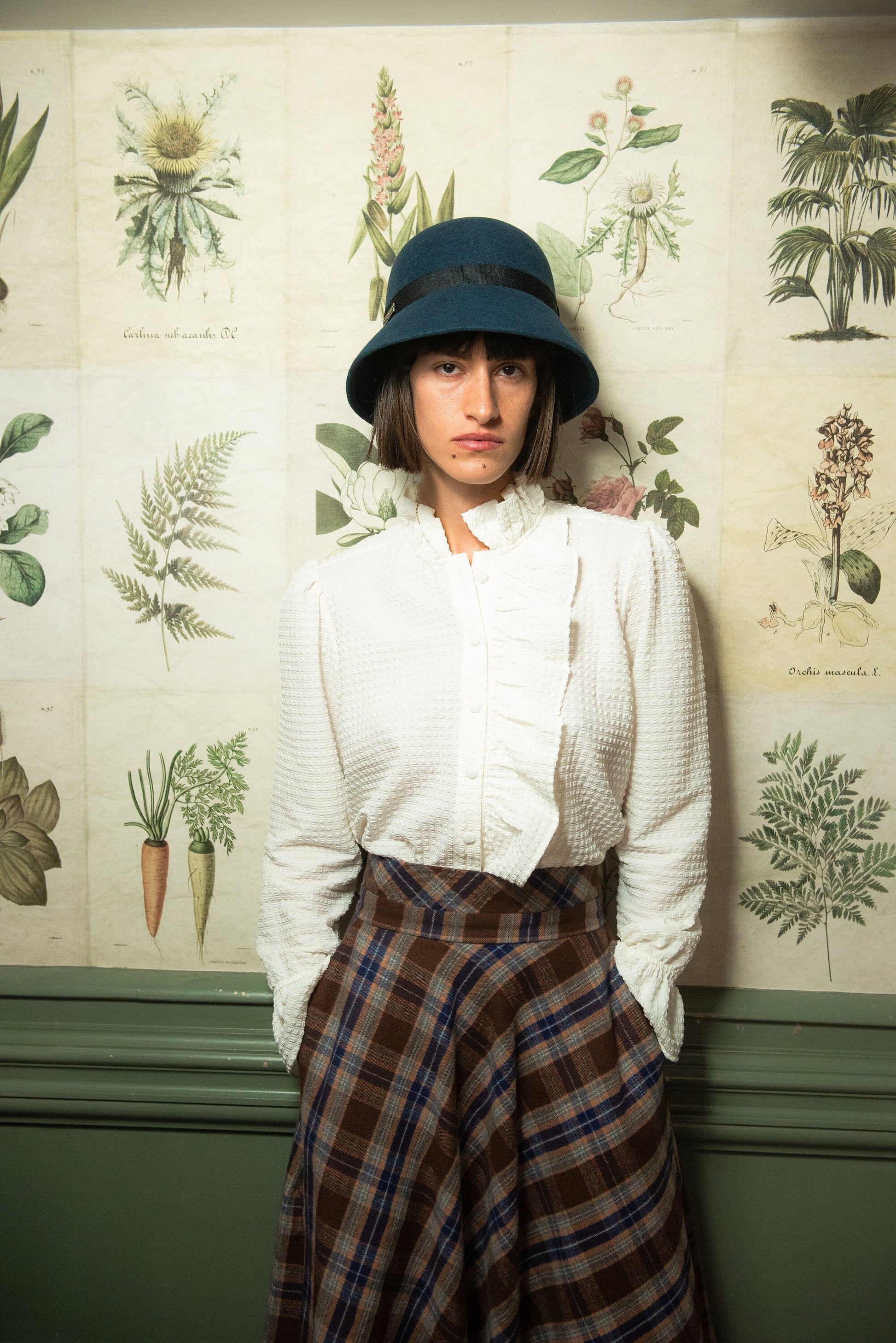 Blusa Valdora Volantes Blanca IPA BRAND 