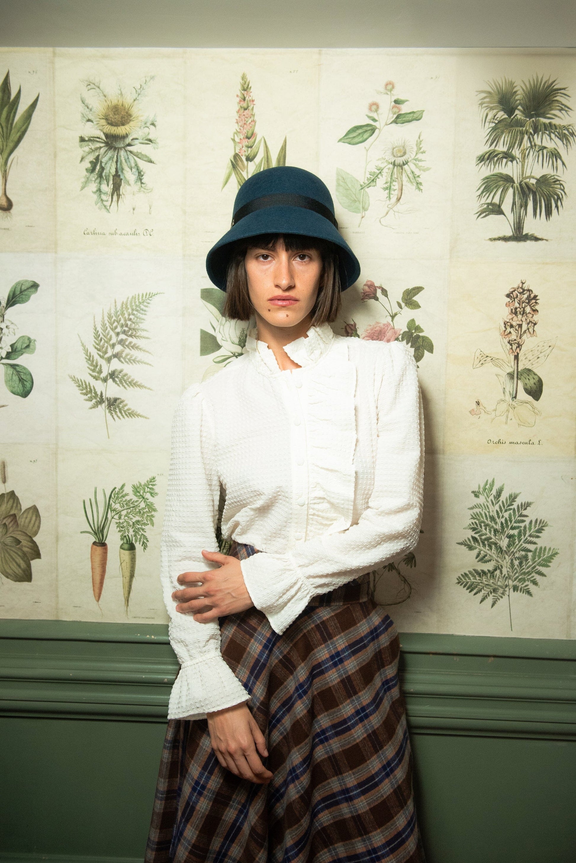 Blusa Valdora Volantes Blanca IPA BRAND 