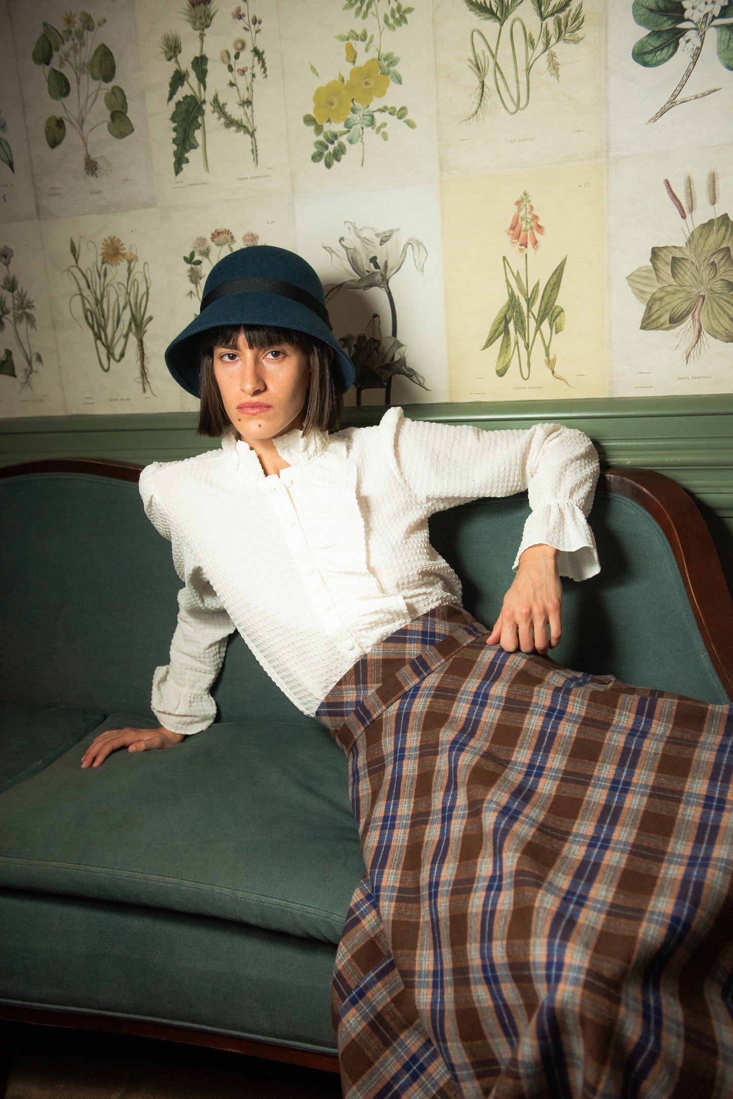 Blusa Valdora Volantes Blanca IPA BRAND 