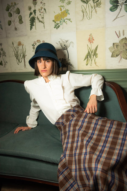 Blusa Valdora Volantes Blanca IPA BRAND 