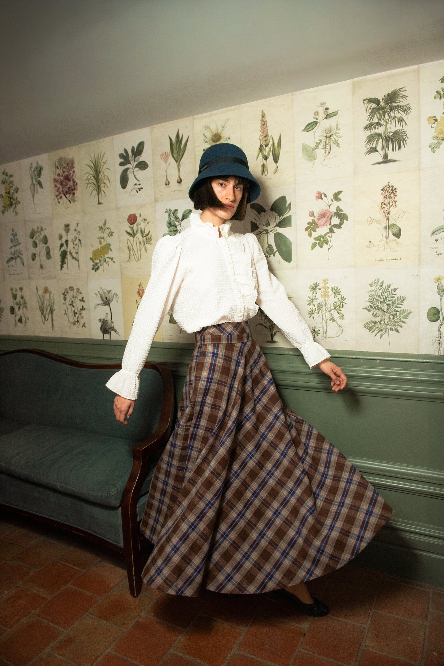 Blusa Valdora Volantes Blanca IPA BRAND 