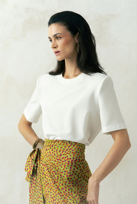 Bluseta Jimena Blanca Shirts & Blouses Julise Magon 