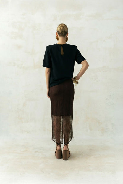 Bluseta Jimena Negra Shirts & Tops Julise Magon 