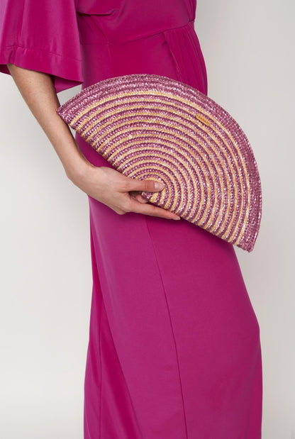 Bolso Abanico espiral morado – ES Fascinante - Main Image