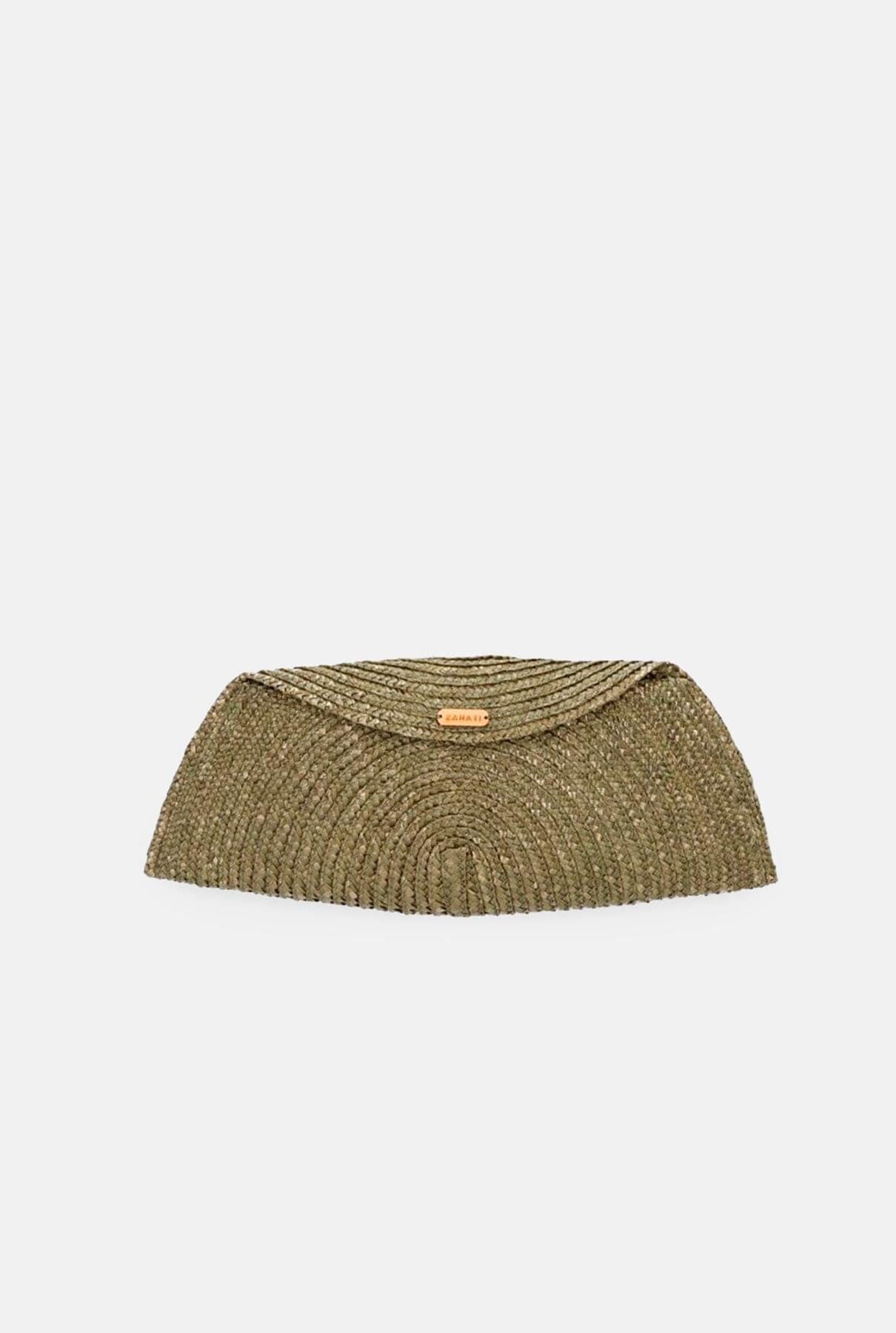 Bolso de mano Baguette mediana verde oliva Mini bags Zahati 