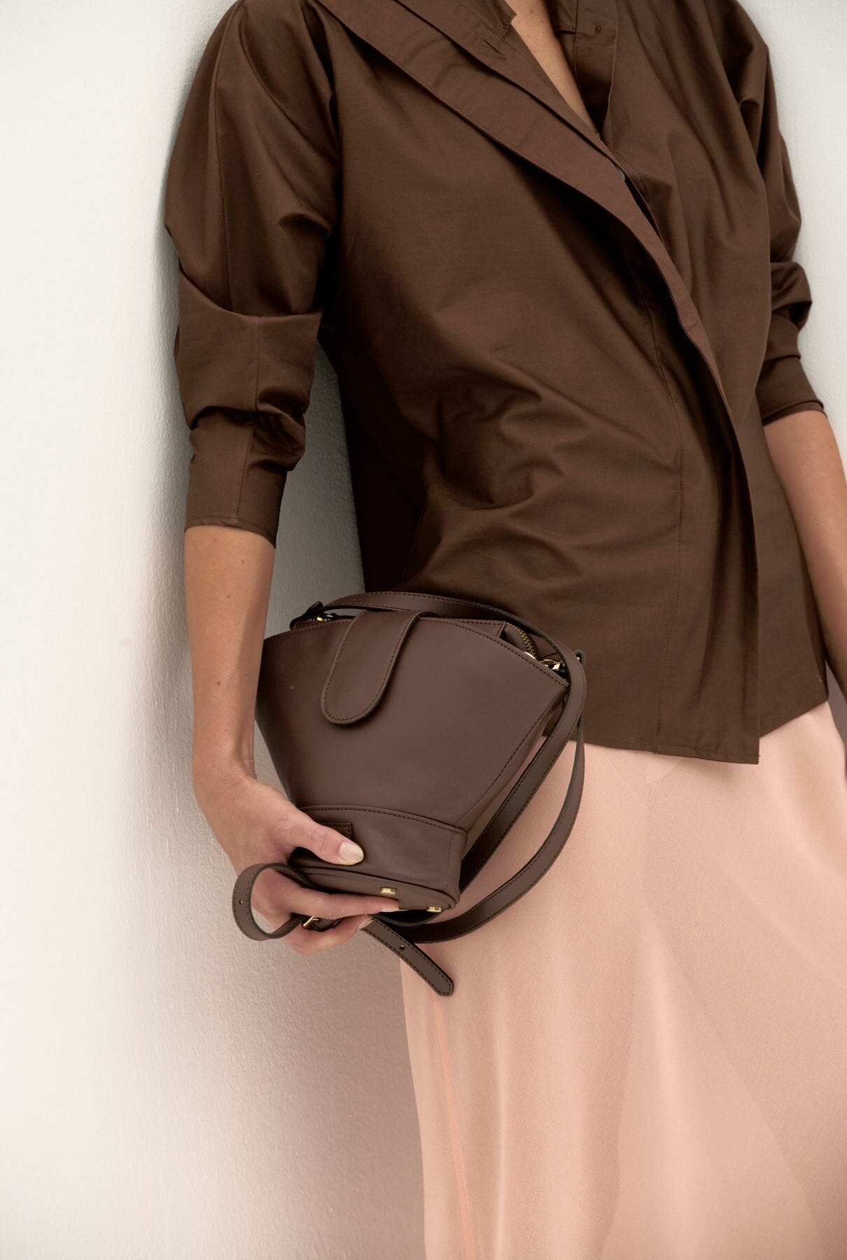 Bolso Mini Pietra Chocolate Zahati 