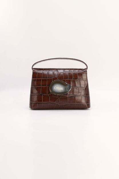 Bolso Ori Coco Marrón Ágata Natural Bags Ecue 