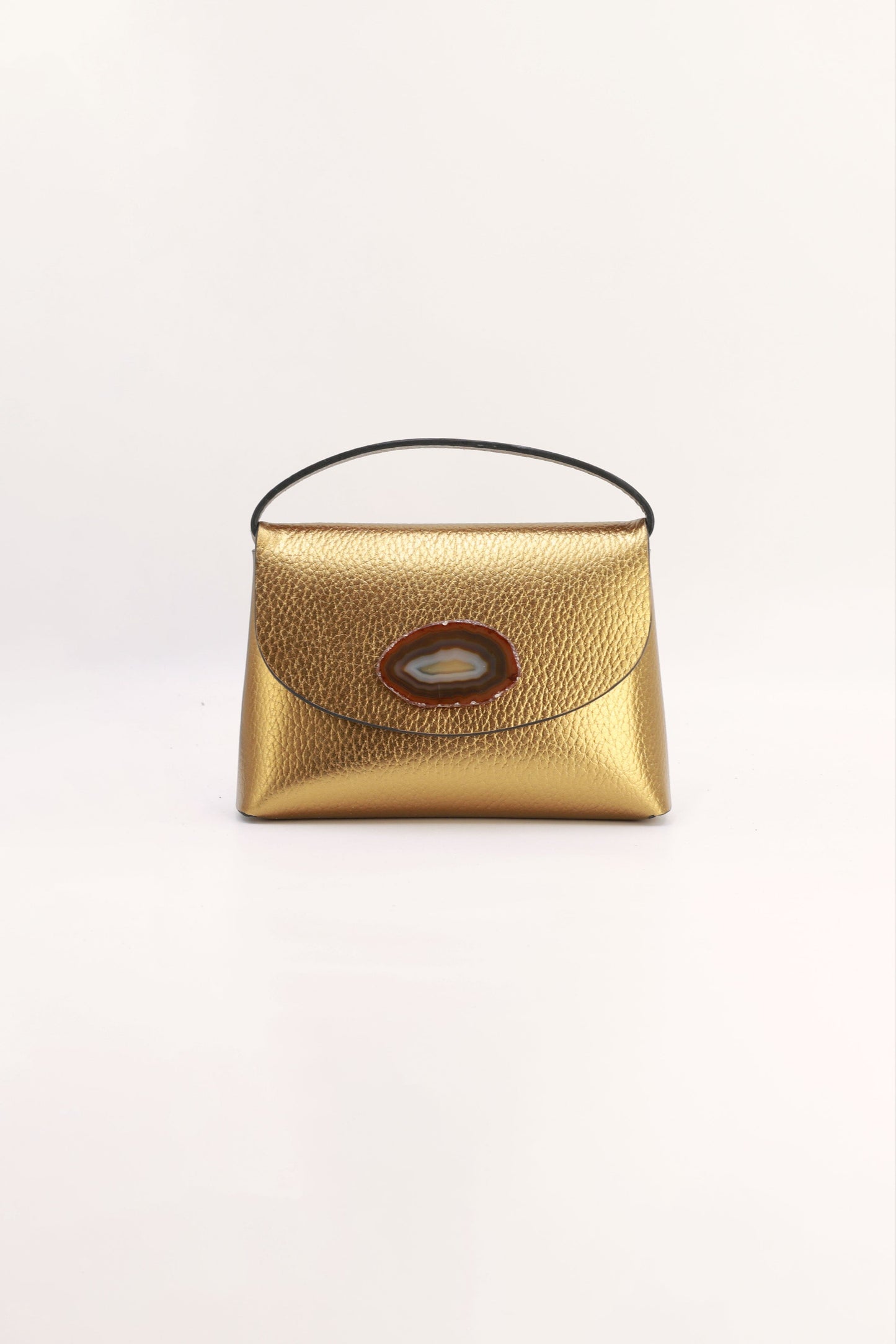 Bolso Ori Dorado Ágata Natural Bags Ecue 