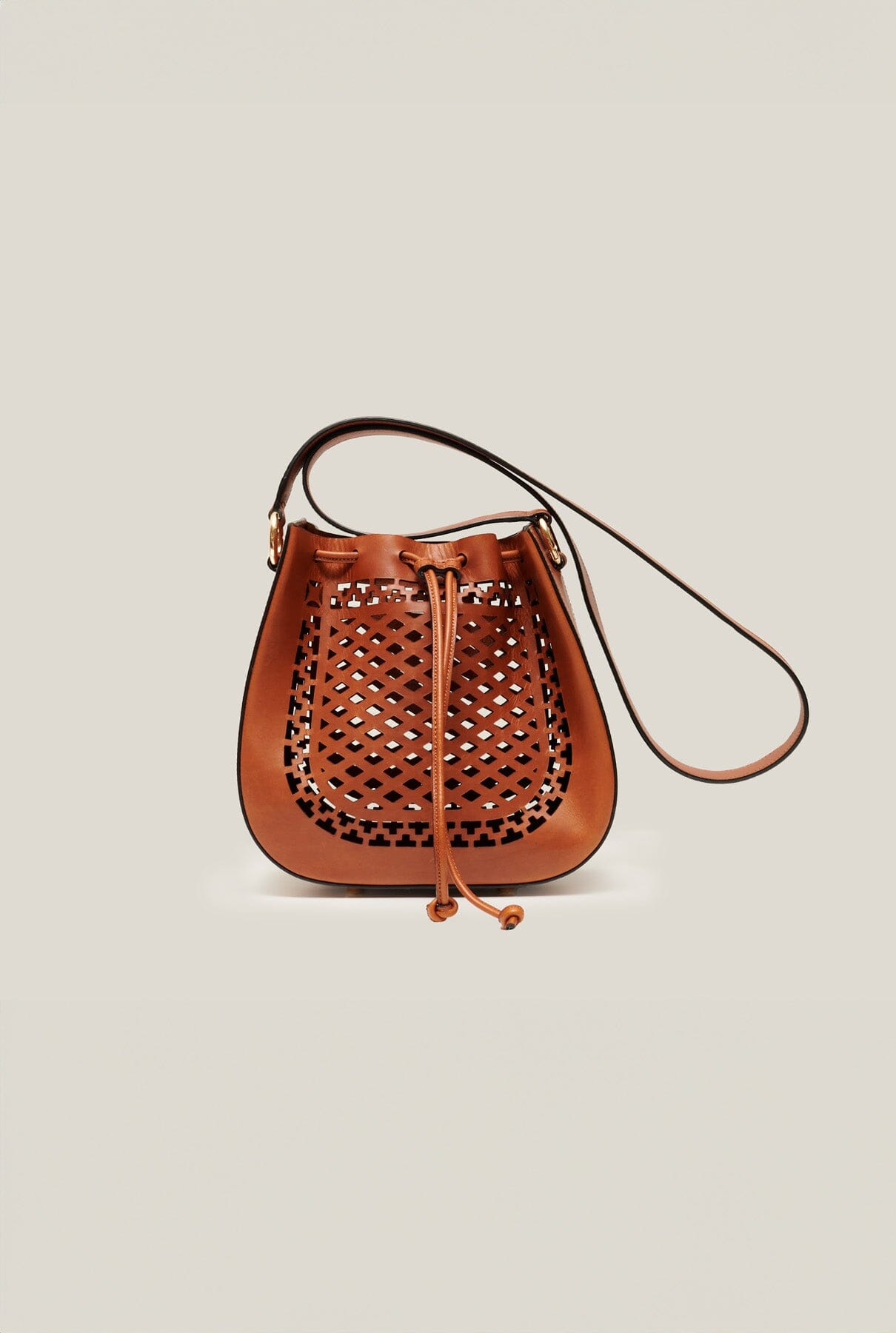 Bolso Tonneau Marrón Crossbody bags Dorantes Harness 