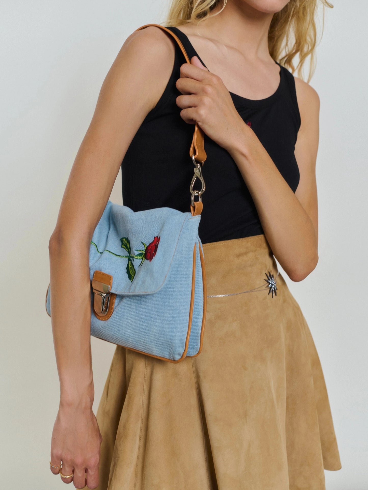 Bolso Vaquero de la rosa Crossbody bags Ynes Suelves 