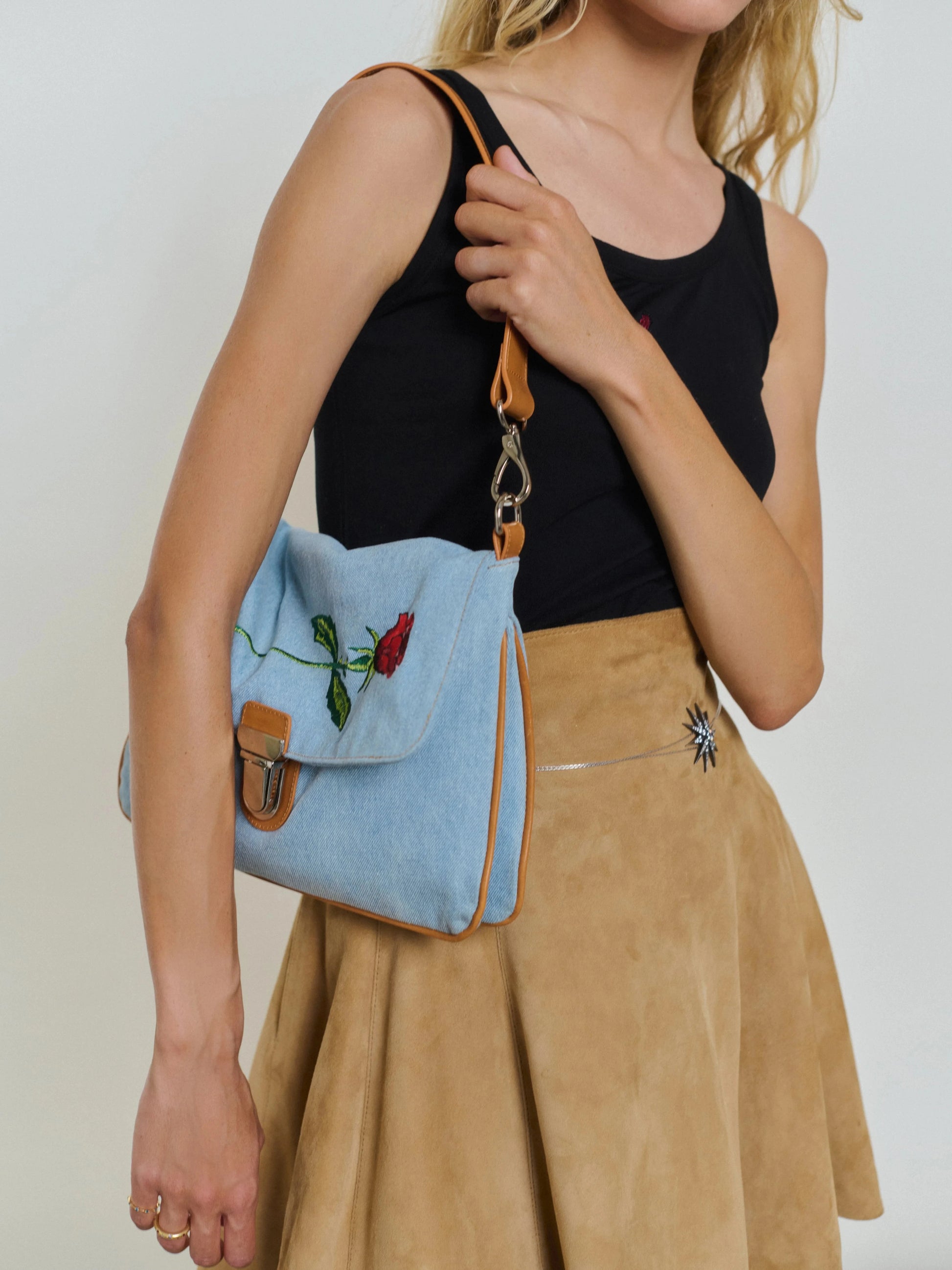 Bolso Vaquero de la rosa Crossbody bags Ynes Suelves 