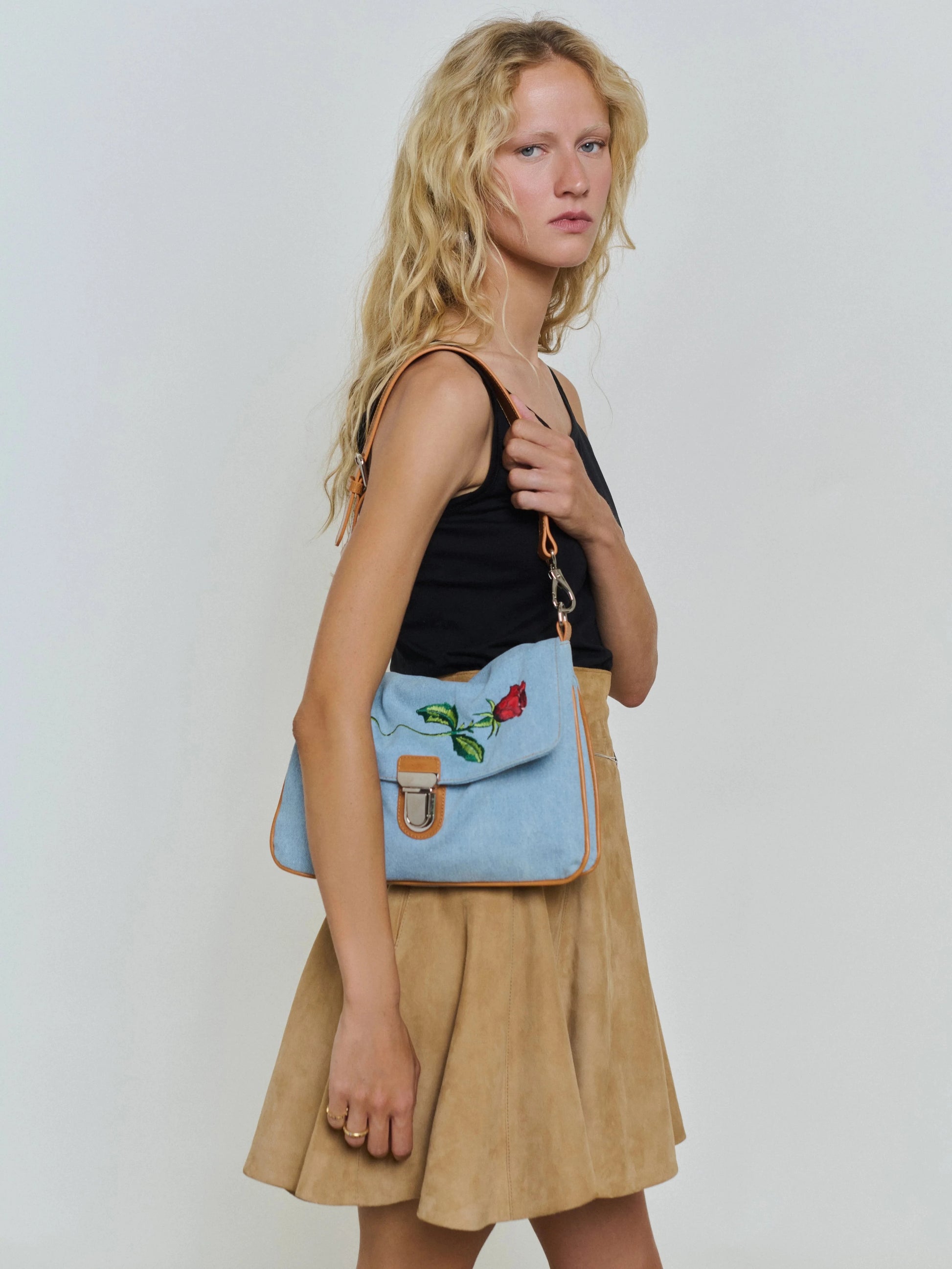 Bolso Vaquero de la rosa Crossbody bags Ynes Suelves 