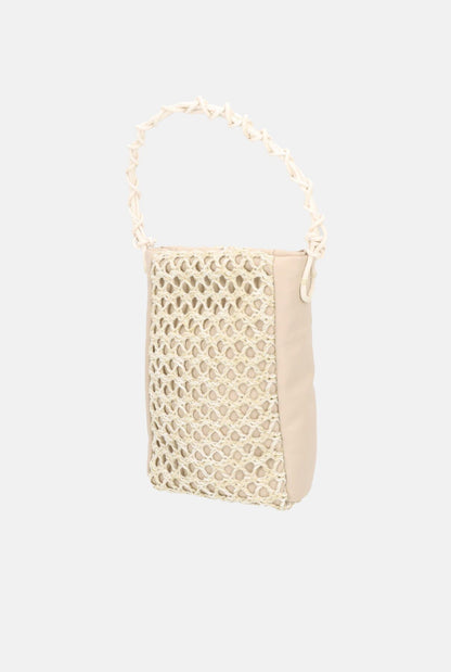 Bolso Zig-zag Mini champagne + merengue Crossbody bags Zahati 